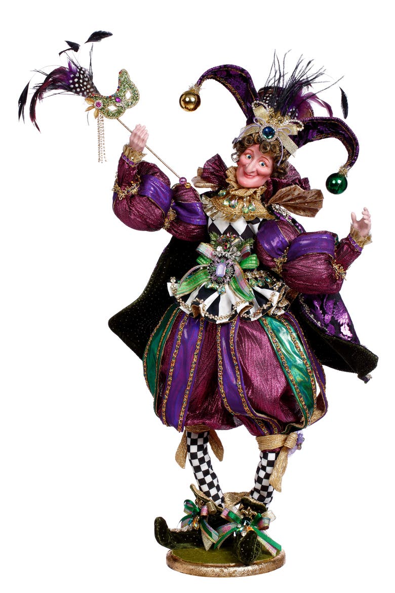 Mr. Patri Gras Jester, Main, color, Dark Purple