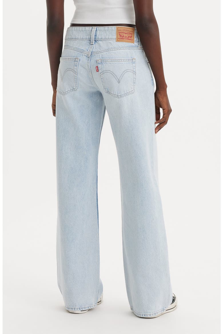Superlow Wide Leg Jeans, Alternate, color, ABRAIDED ART