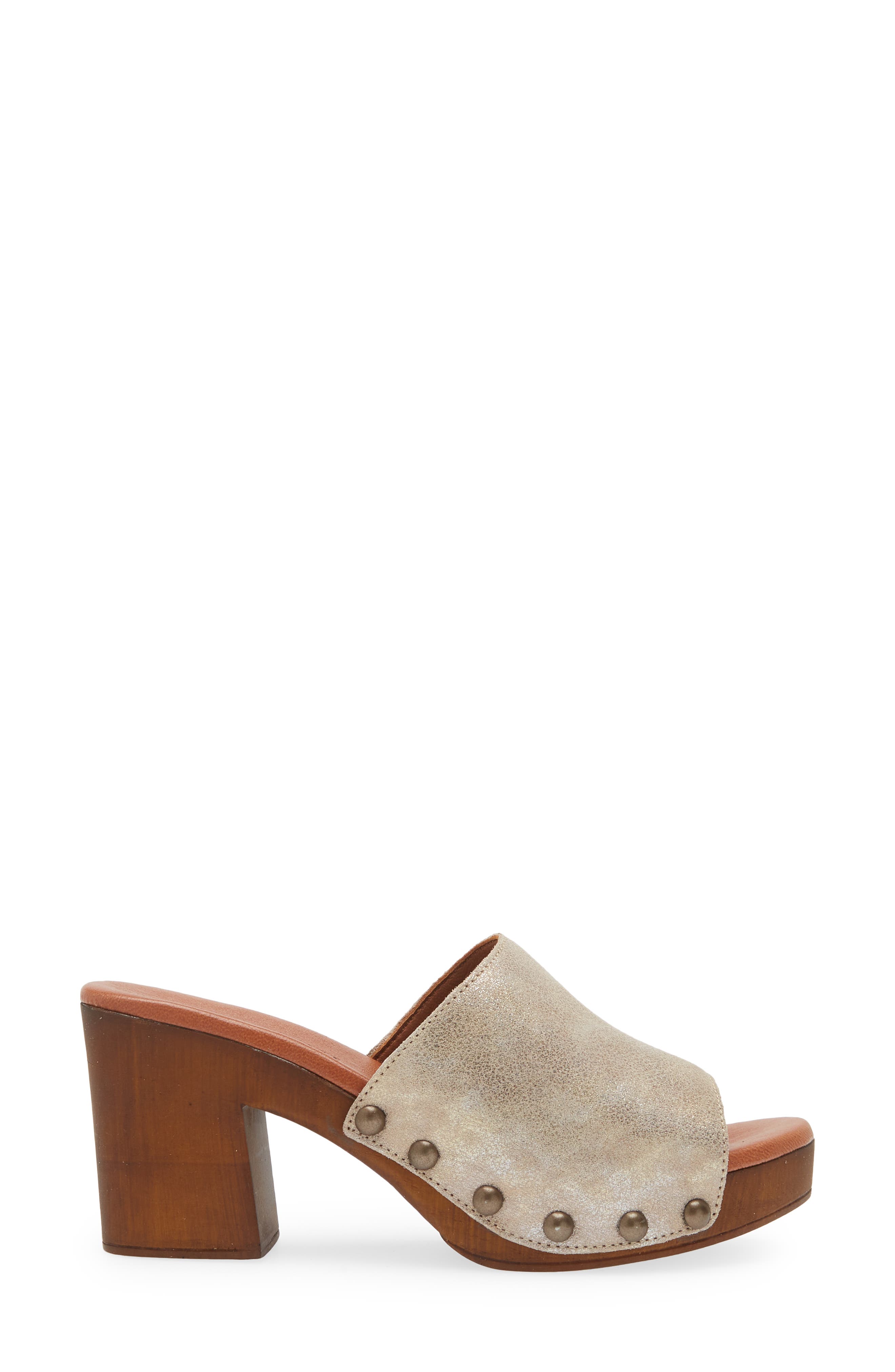 Cordani Whitley Shimmer Platform Slide Sandal, Alternate, color, Granito Corda