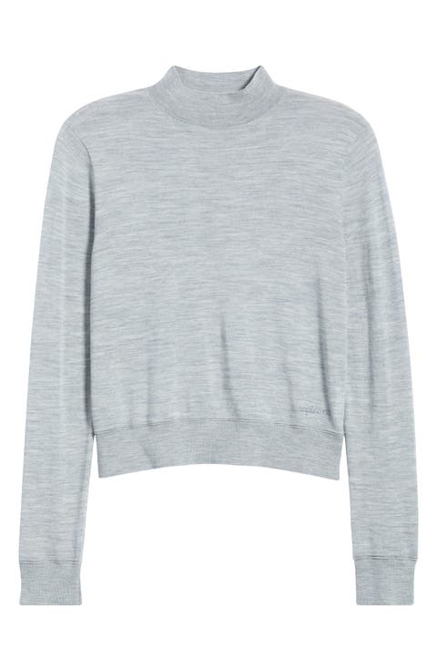 Alba Mock Neck Wool Sweater