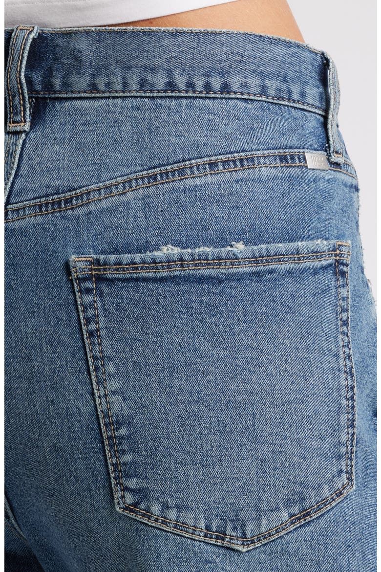 High Waist Cuff Wide Leg Jeans, Alternate, color, WILLA