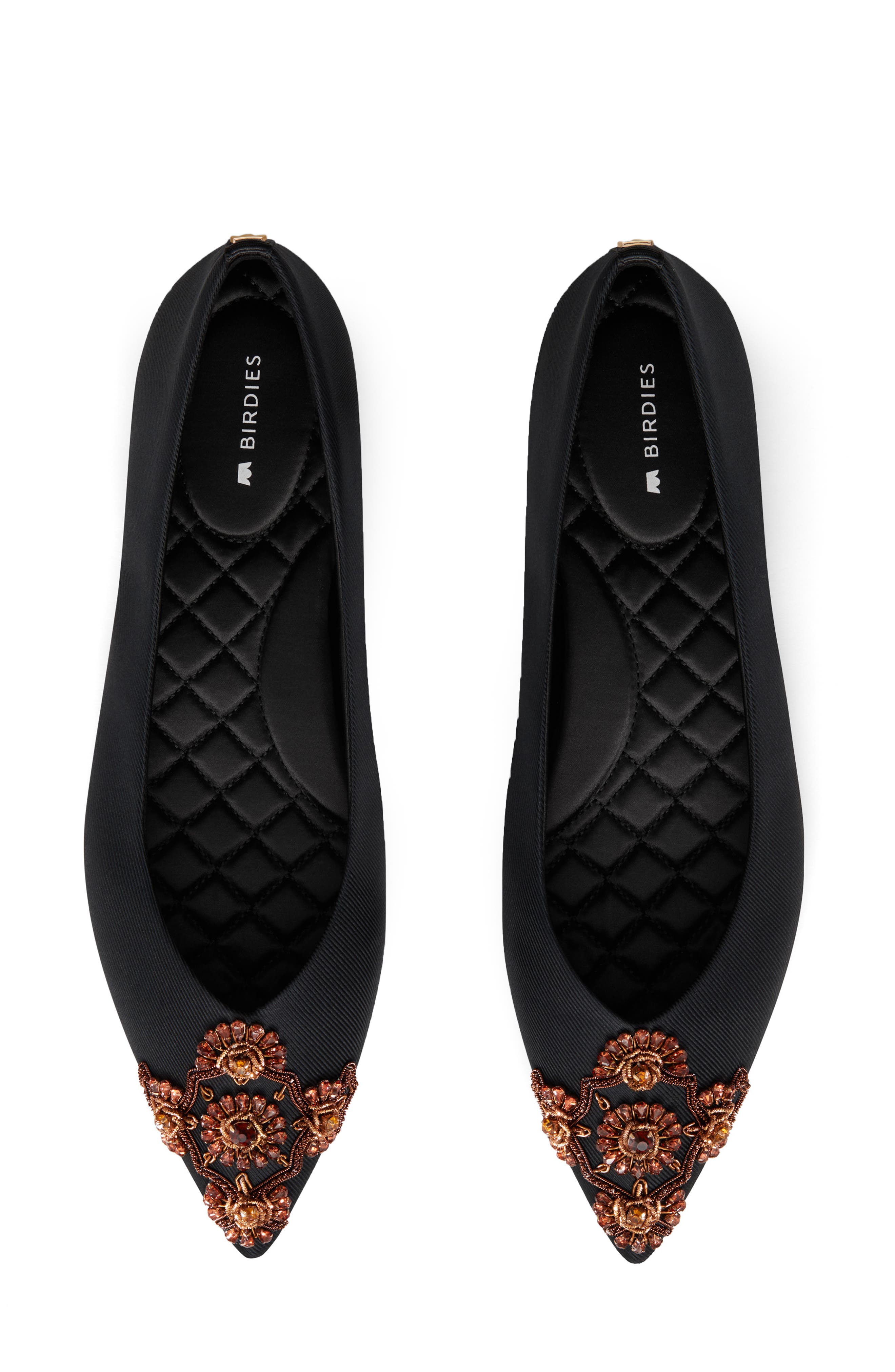 The Goldfinch 15 Slides Goldfinch Slide Silk, Alternate, color, BLACK JEWELED SILK