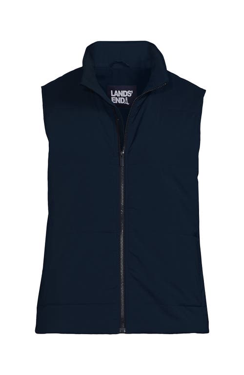 Lands' End Wanderfree Insulated Vest In Radiant Navy