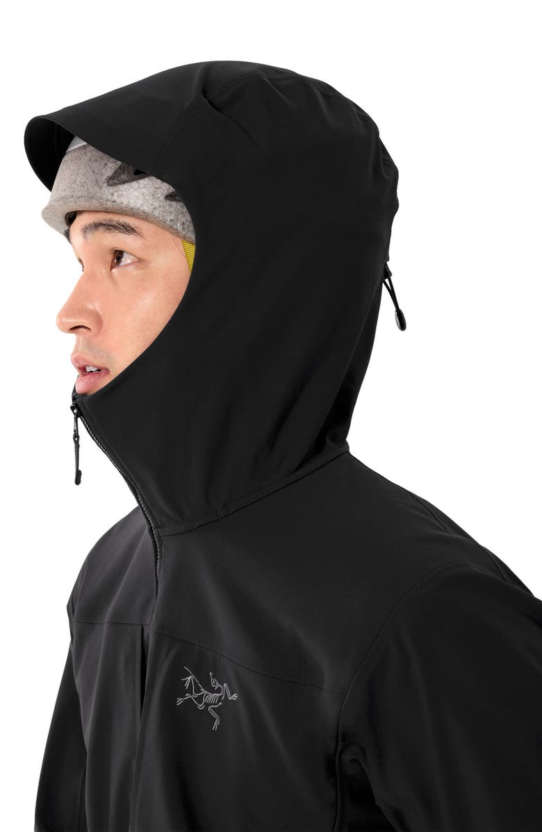 Arc'teryx Gamma MX Hooded Jacket, Alternate, color, Black