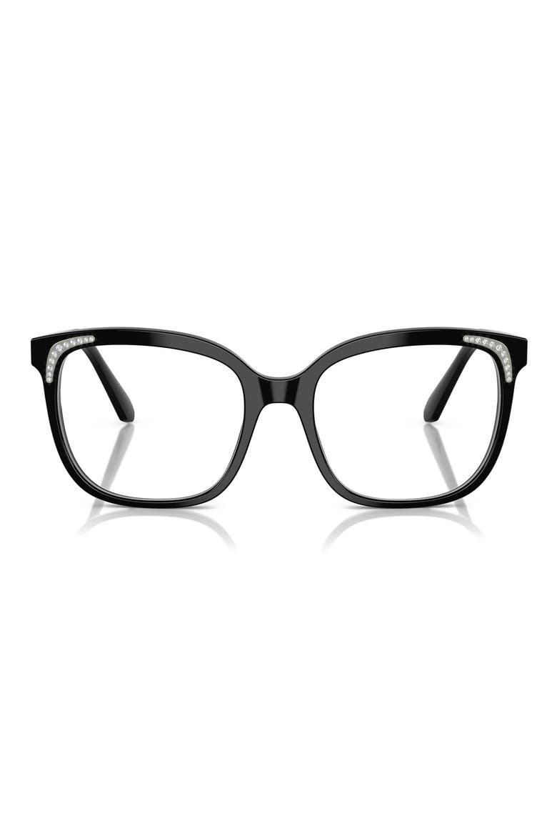 52mm Butterfly Optical Glasses, Main, color, BLACK