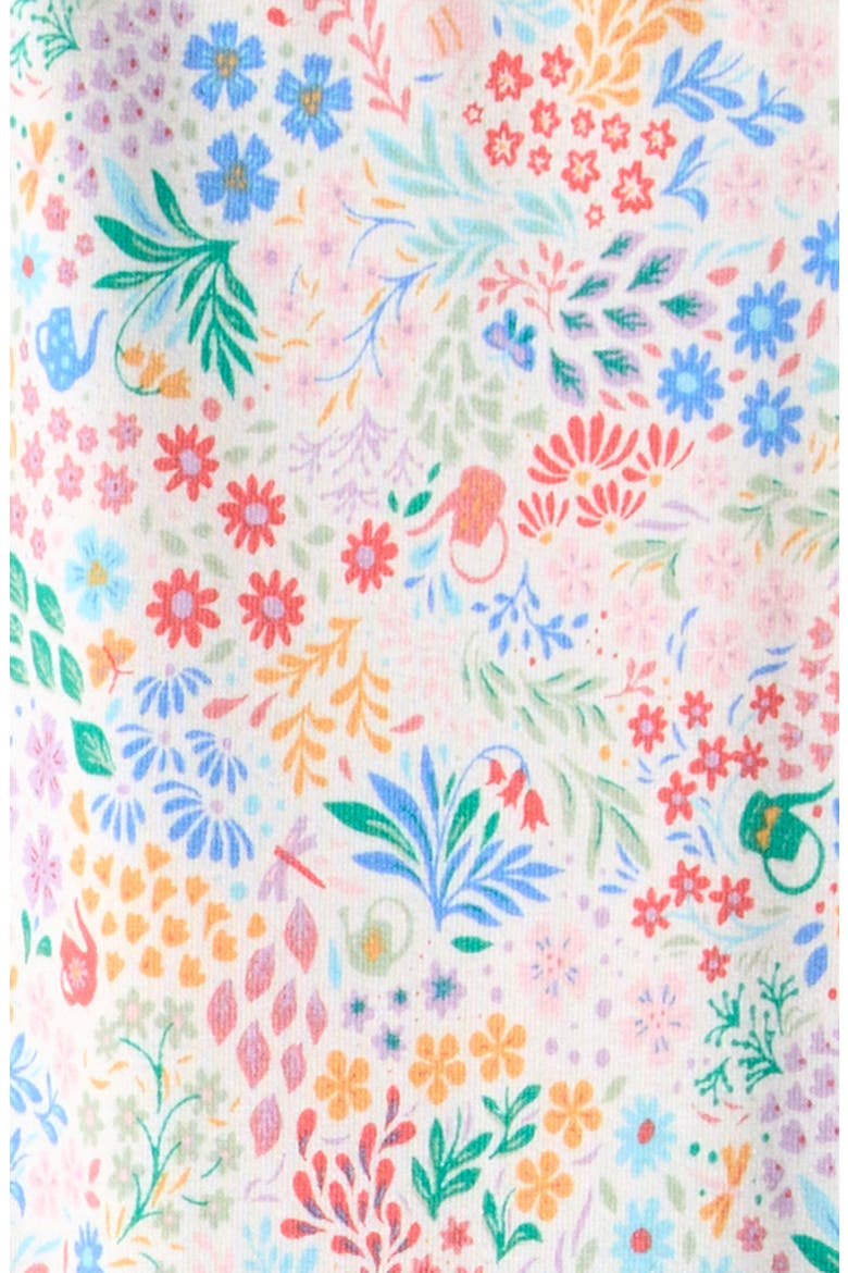 Kids' Core Leggings, Alternate, color, WHITE- MULTI GARDEN FRIENDS