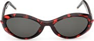 Christian Louboutin 55mm Oval Sunglasses