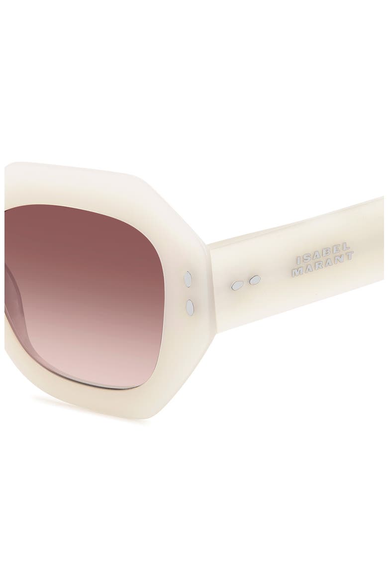 52mm Gradient Geometric Sunglasses, Alternate, color, 07AP-3X