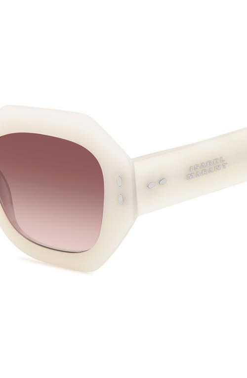 Isabel Marant 52mm Gradient Geometric Sunglasses