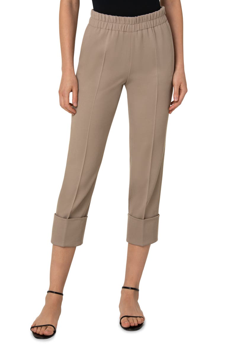 Farell Double Cuff Wool Tricotine Pants, Main, color, CORD
