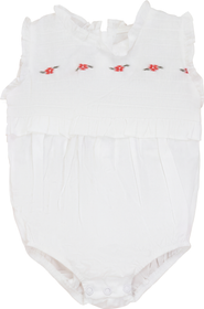 The Umbrella Academy Floral Ruffle Cotton Bubble Romper