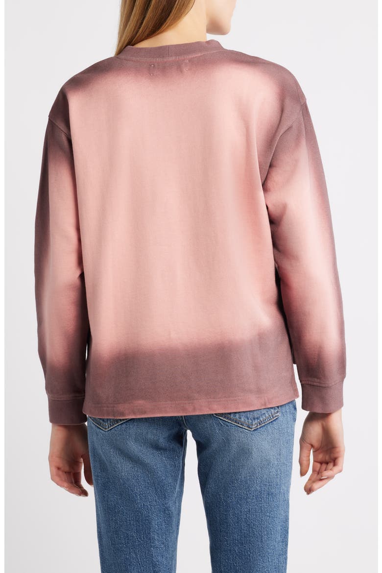 Spot Dye Terry Sweatshirt, Alternate, color, BLUSH