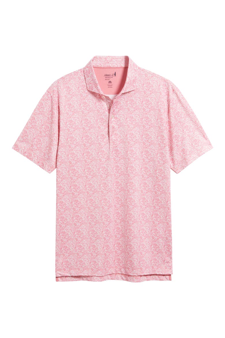 Wildflower Floral PREP-FORMANCE Golf Polo, Alternate, color, AZALEA