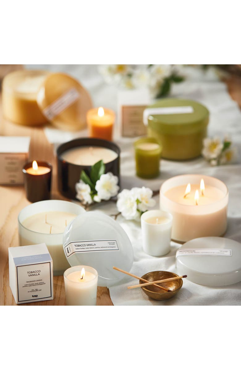 tag Magnolia and Honey Scented Votive Candle Black Everyday Use, Alternate, color, Black