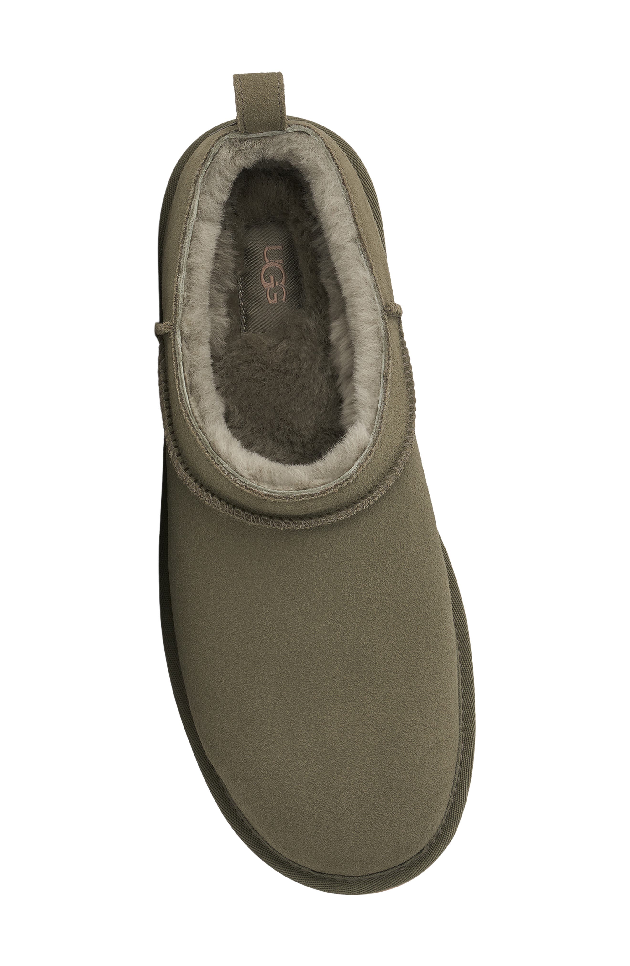 Classic Genuine Shearling Lined Slipper, Alternate, color, BURNT OLIVE