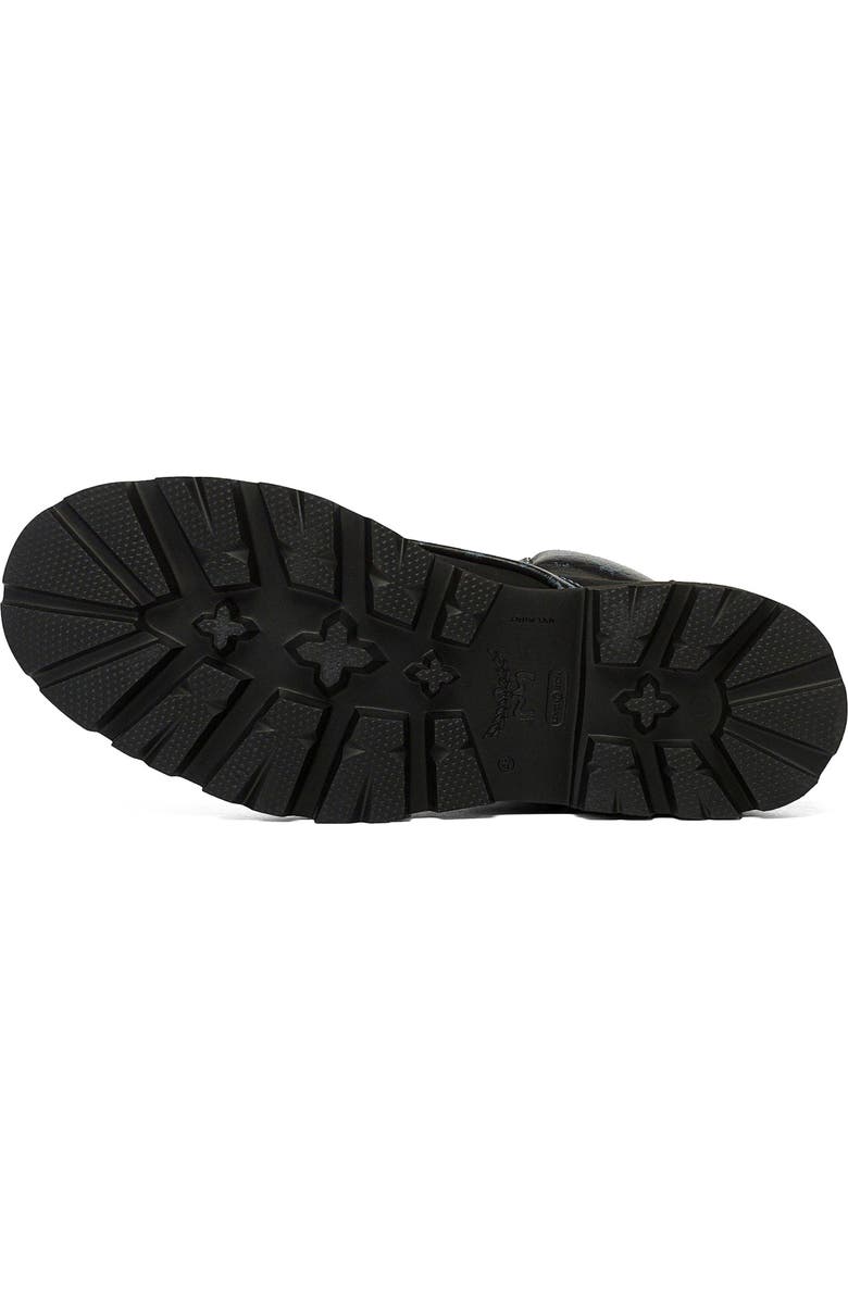 MCM Male Ankle Boots in Nubuck and Monogram Print Leather, Alternate, color, Black