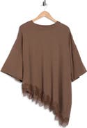 Renee C Lace Hem Asymmetric Top