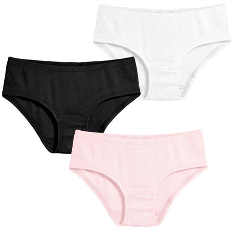 Baby Girls Soft 100% Cotton Brief 3-Pack