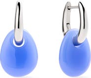 Ana Luisa Kayla Clear Drop Hoop Earrings