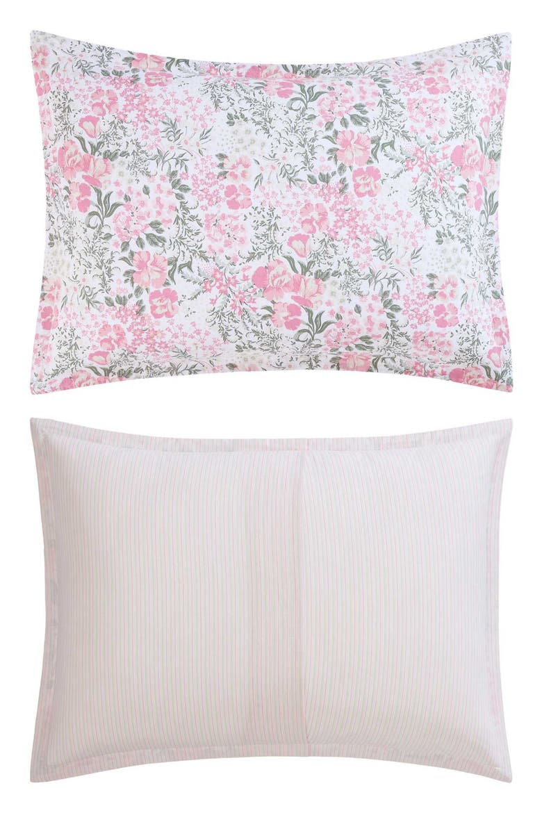 Heather Garden Comforter Set, Alternate, color, PINK