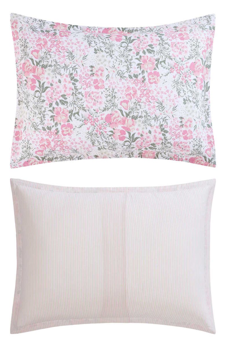 Laura Ashley Heather Garden Comforter Set, Alternate, color, Pink