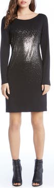 Karen Kane Metallic Ombré Sheath Dress