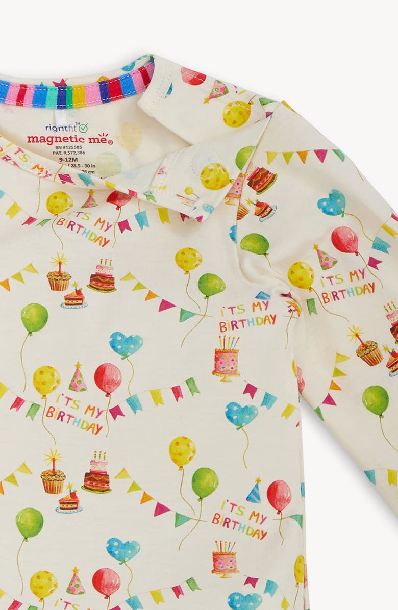 Magnetic Me Kids' Birthday Babe Two-Piece Pajamas, Alternate, color, Birth