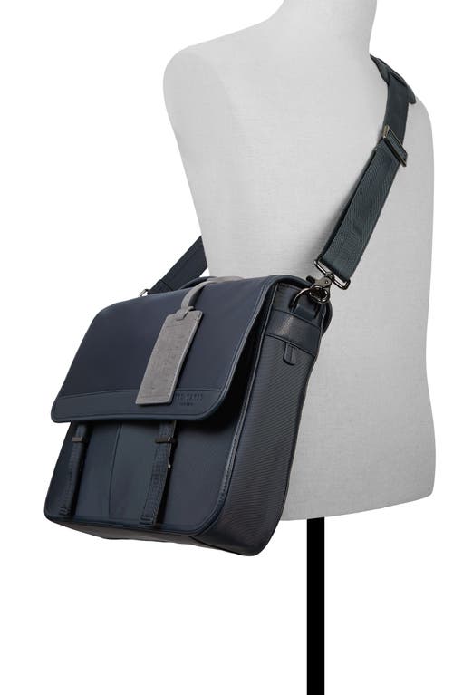 Ted Baker London Malcolm Messenger Bag In Navy