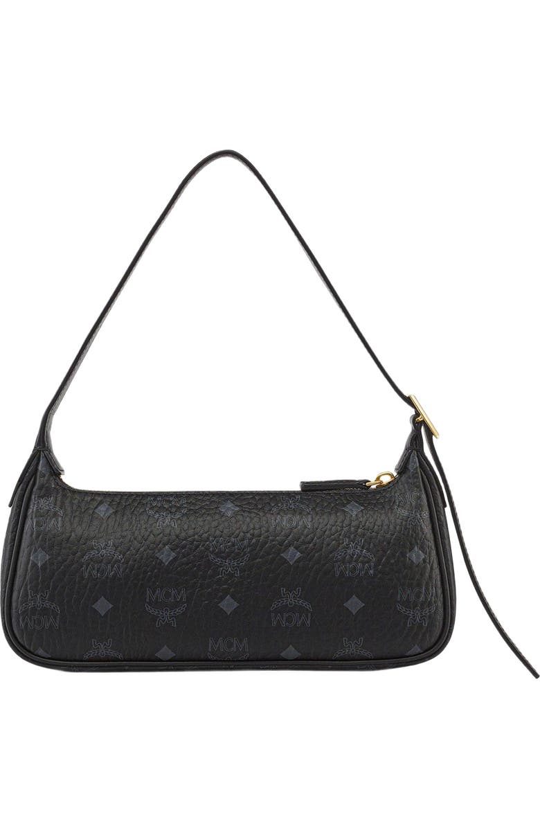MCM Aren Shoulder Bag in Visetos, Alternate, color,
