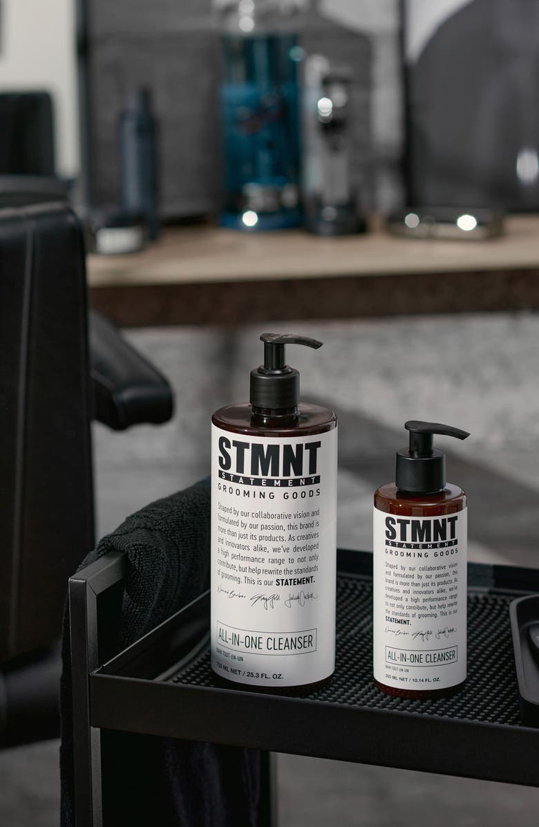 STMNT Grooming Goods All-in-One Cleanser with Activated Charcoal & Menthol, Alternate, color, 