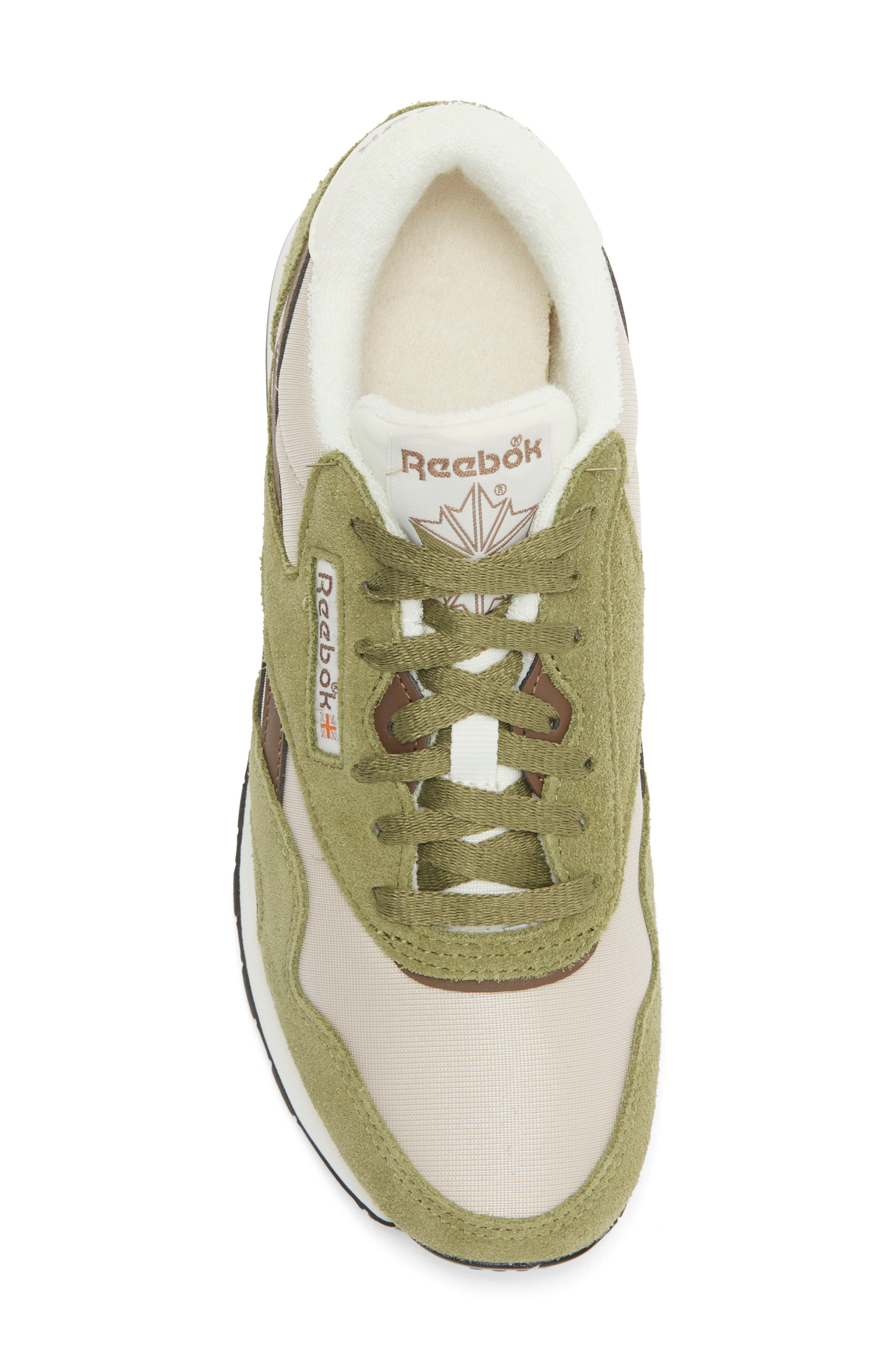 Classic Nylon Sneaker, Alternate, color, GREEN BROWN GREY