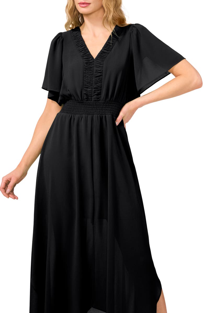 CeCe Handkerchief Hem Maxi Dress, Alternate, color, 