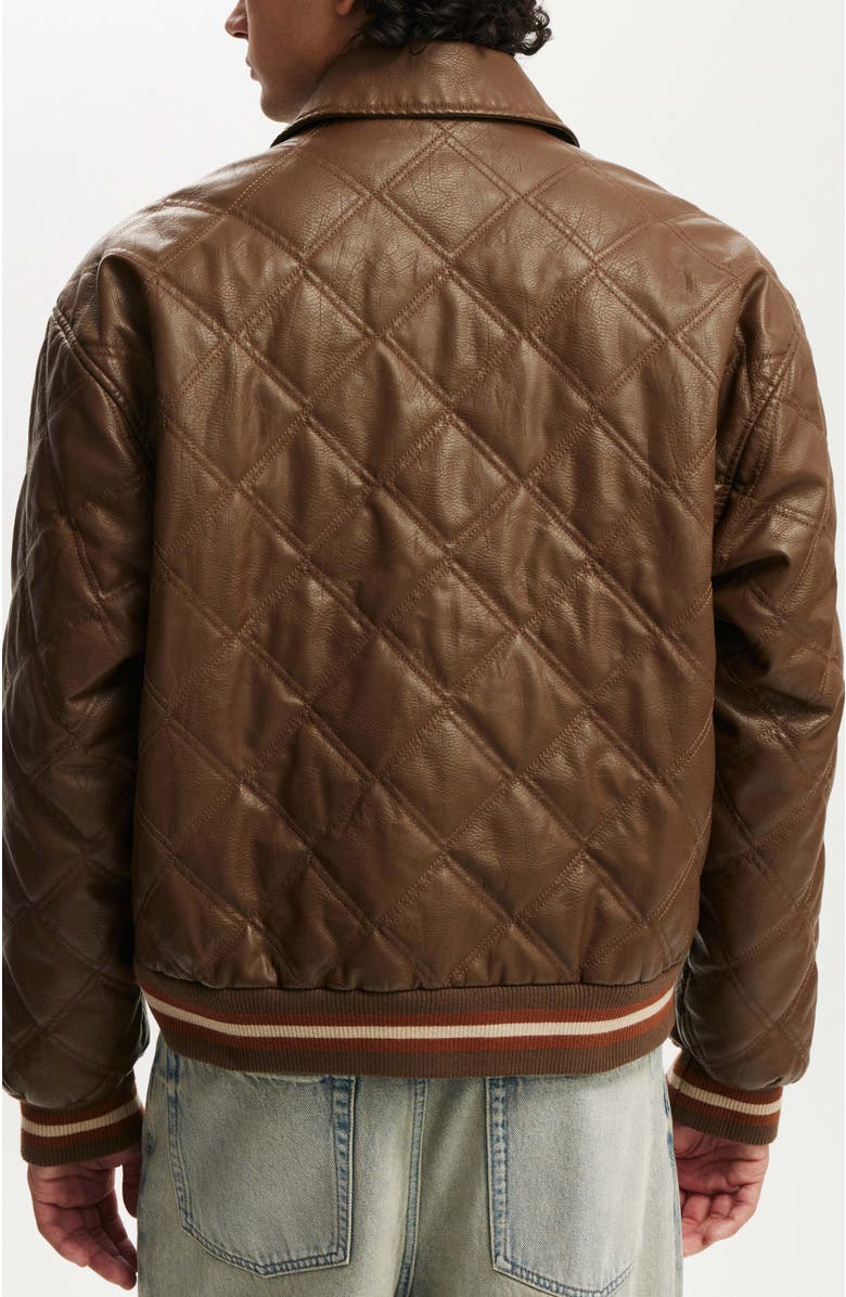 Cotton On Men's Applique Bomber Jacket, Alternate, color,