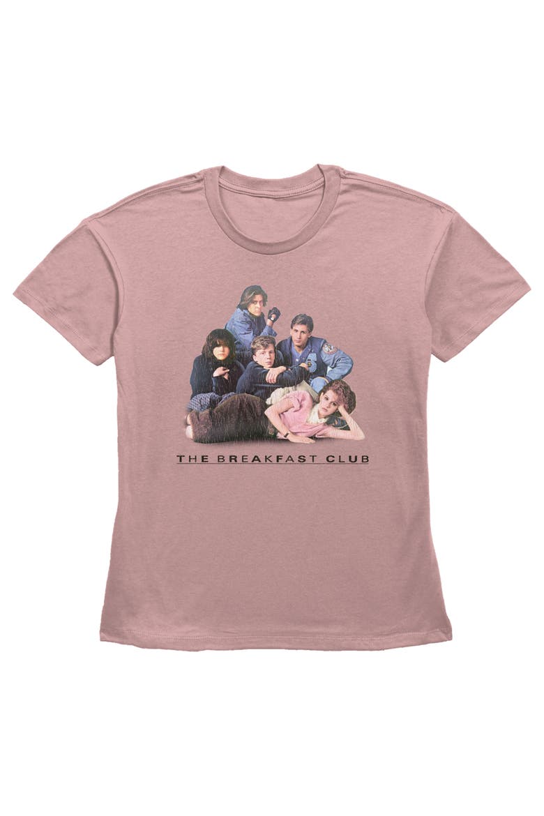 Women's The Breakfast Club Movie Poster  Graphic T-Shirt, Main, color, Desert Pink