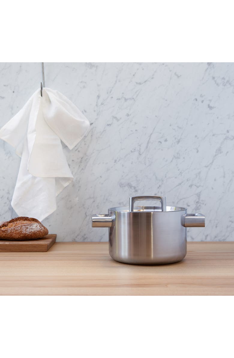 BergHOFF Ron 3.2-Quart Covered Stockpot, Alternate, color, Silver