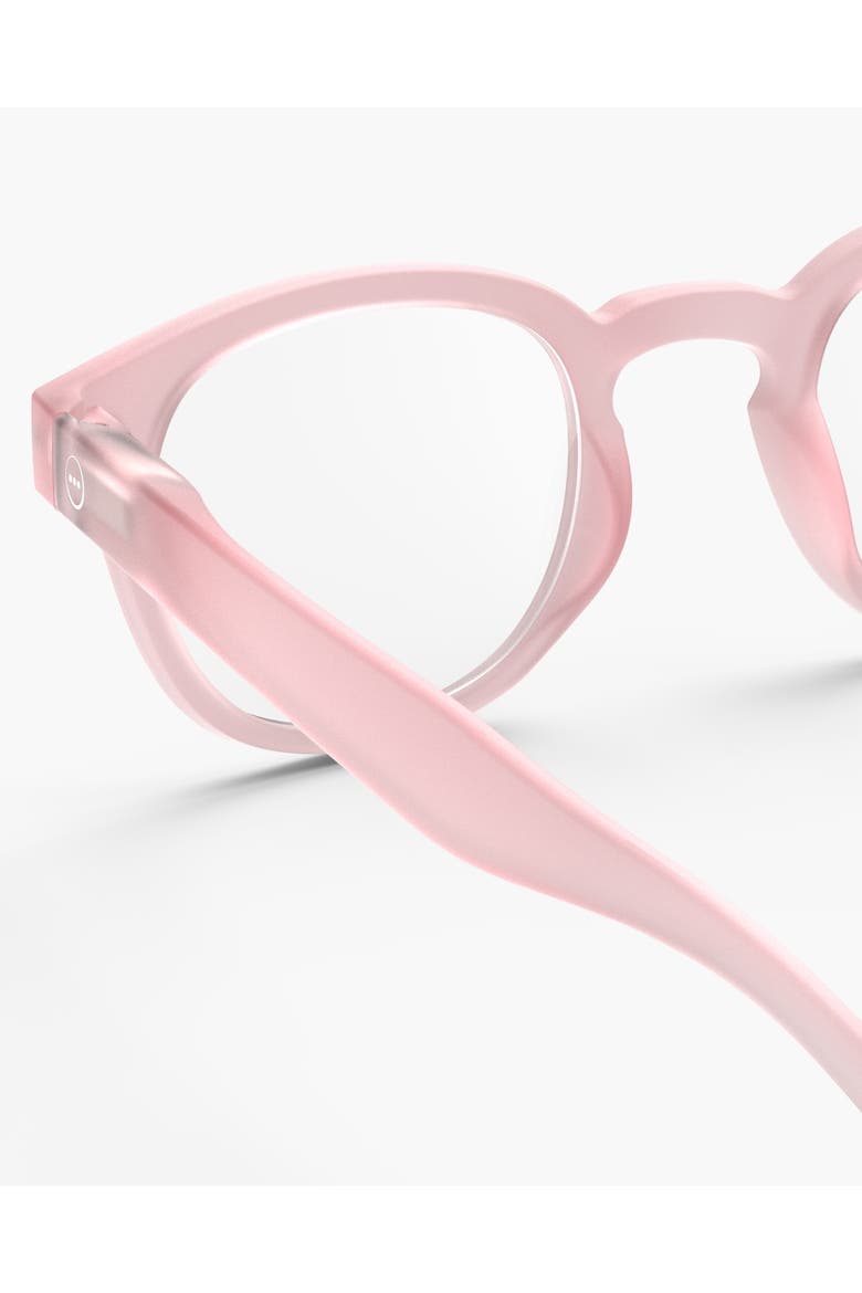 #C 49mm Square Reading Glasses, Alternate, color, Pink
