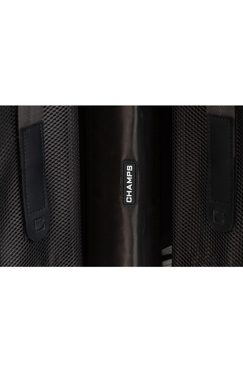 CHAMPS Aluminum Hardside Spinner Suitcase Carry-On, Alternate, color, Silver