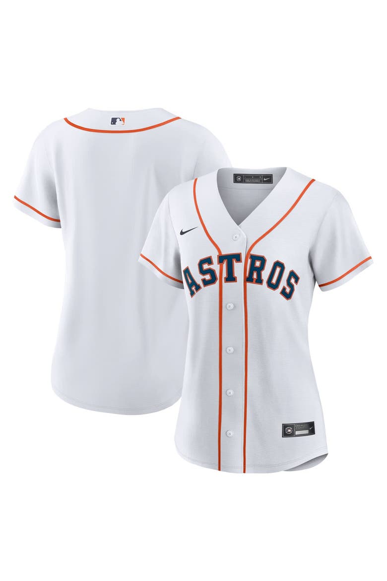 Women's Nike White Houston Astros Home Replica Team Jersey, Main, color, White