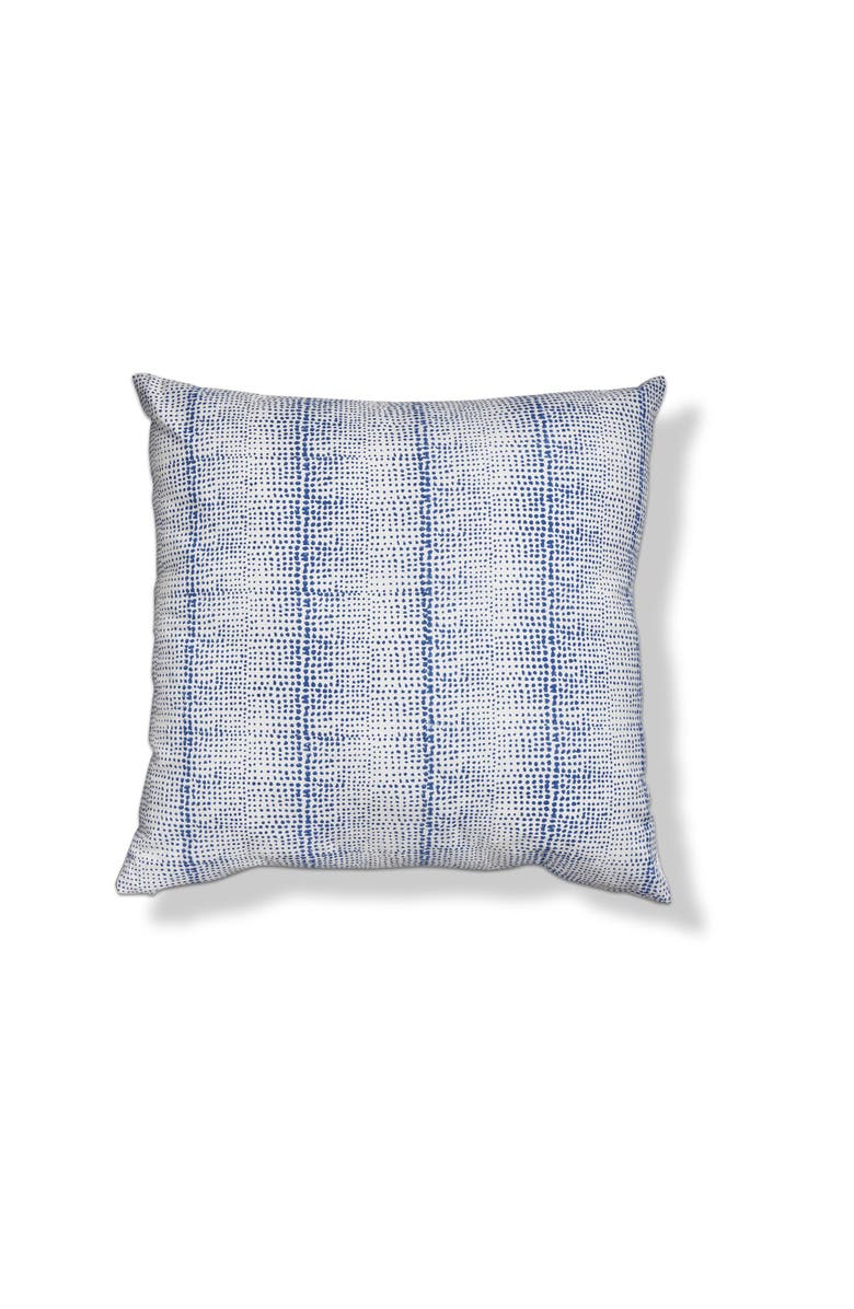 tag Blue Irregular Dot Block Cotton Throw Pillow Removable Insert, Main, color, Blue