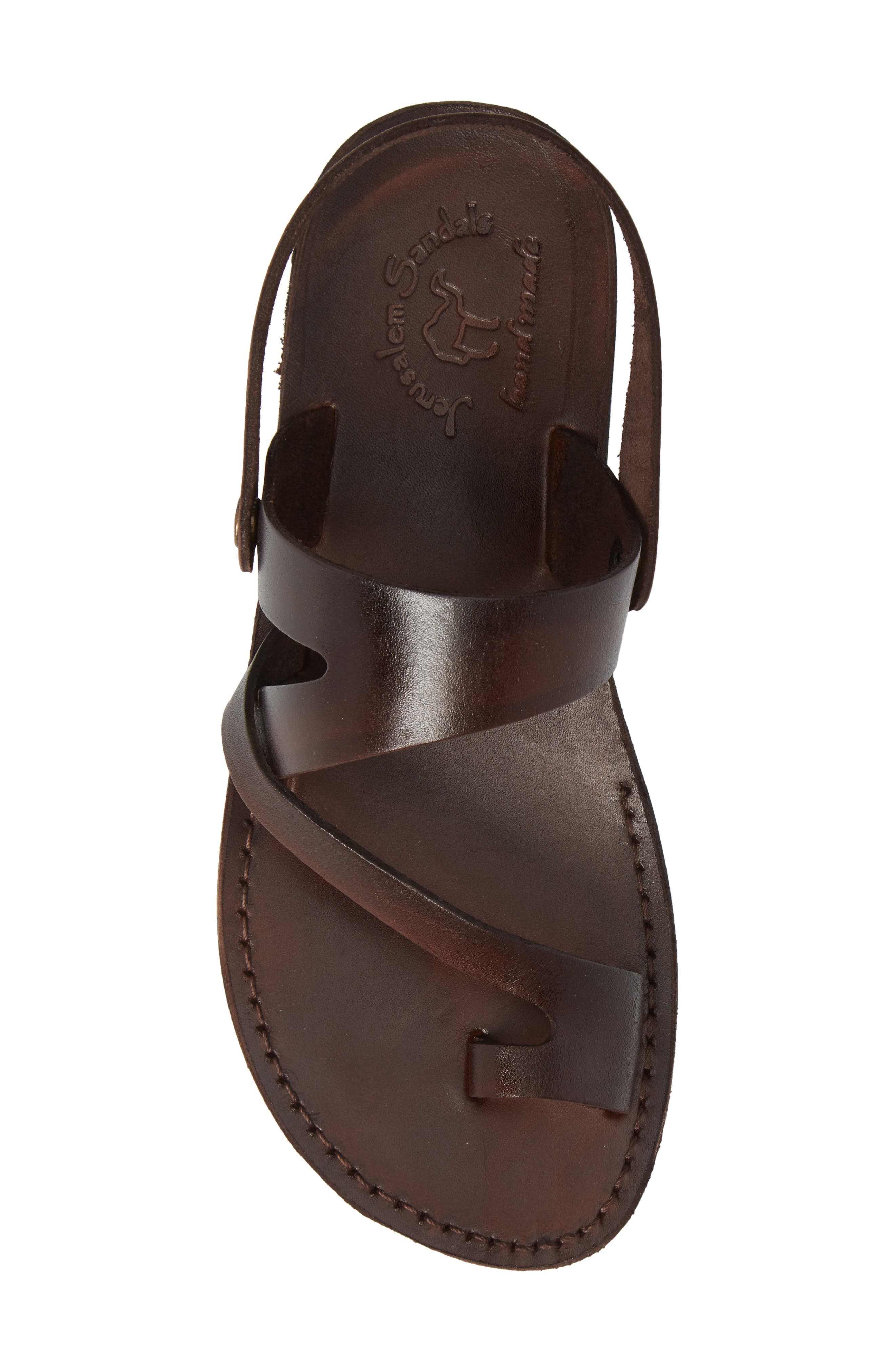 Benjamin Sandal, Alternate, color, BROWN LEATHER