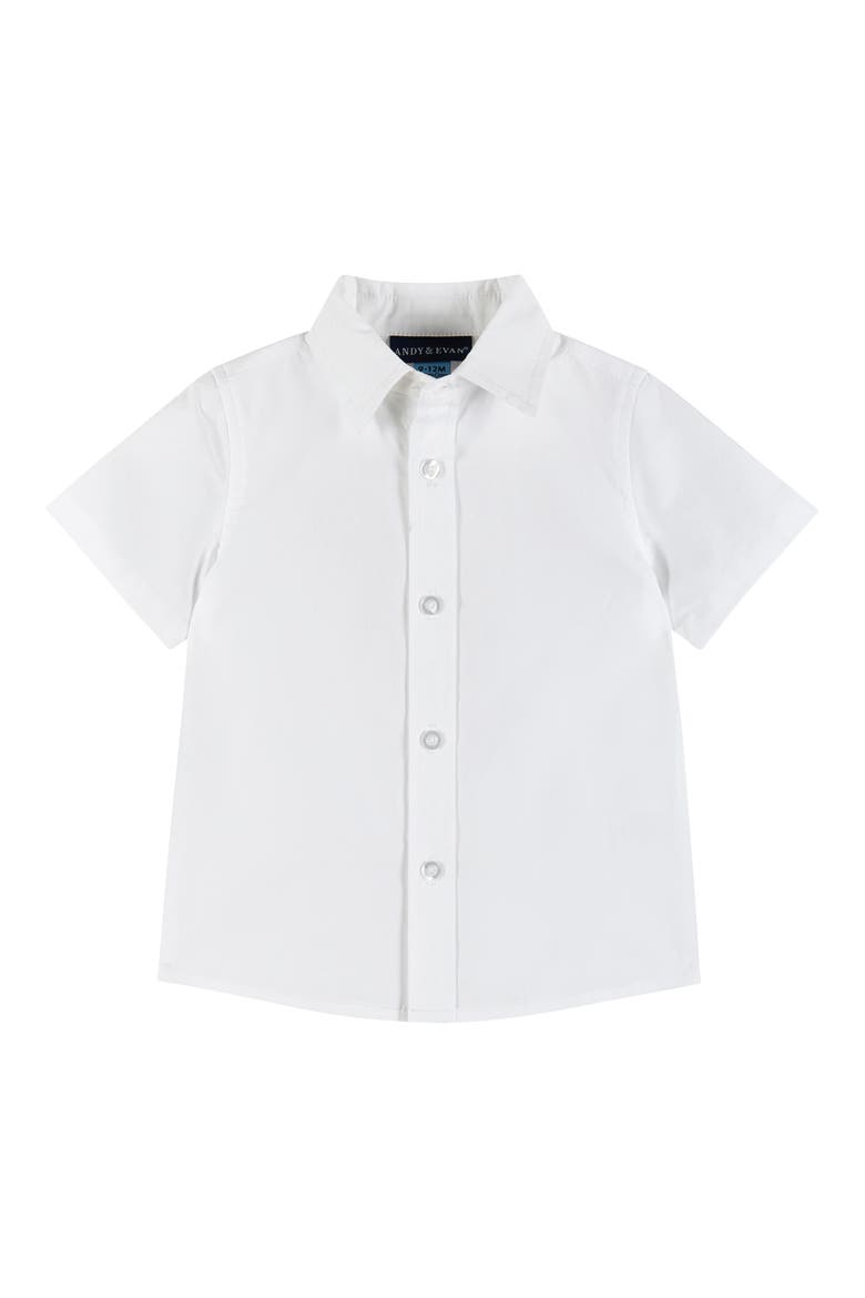 Button-Up Shirt, Suspenders, Shorts & Bow Tie Set, Alternate, color, WHITE