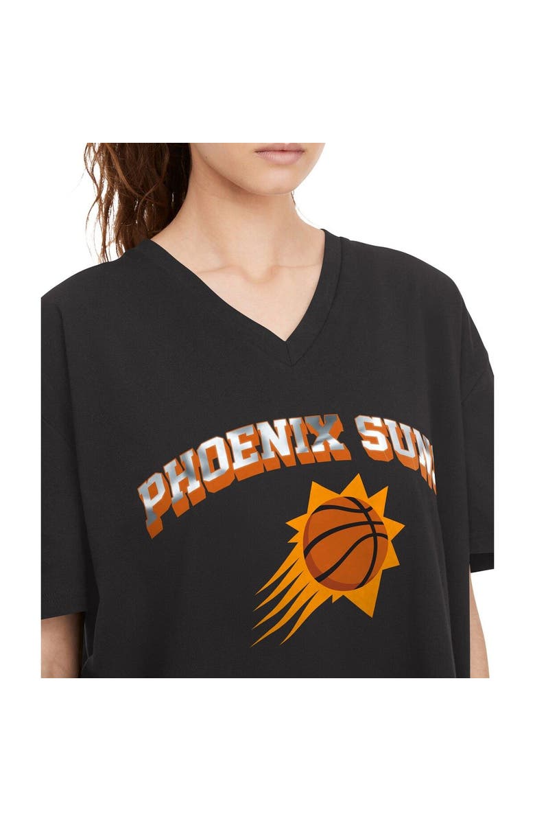 TOMMY JEANS Women's Tommy Jeans Black Phoenix Suns Ashley V-Neck T-Shirt, Alternate, color, Black