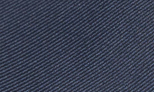 Mango Solid Silk Blend Twill Tie In Blue