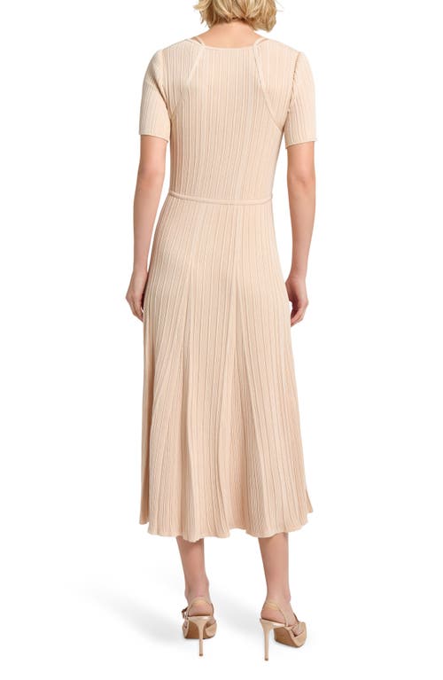 Misook Knit Fit And Flare Dress