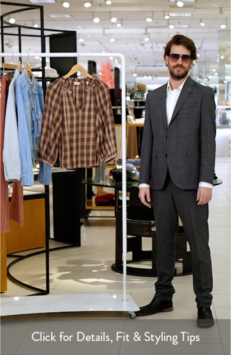 Portia Plaid Top, sales video thumbnail