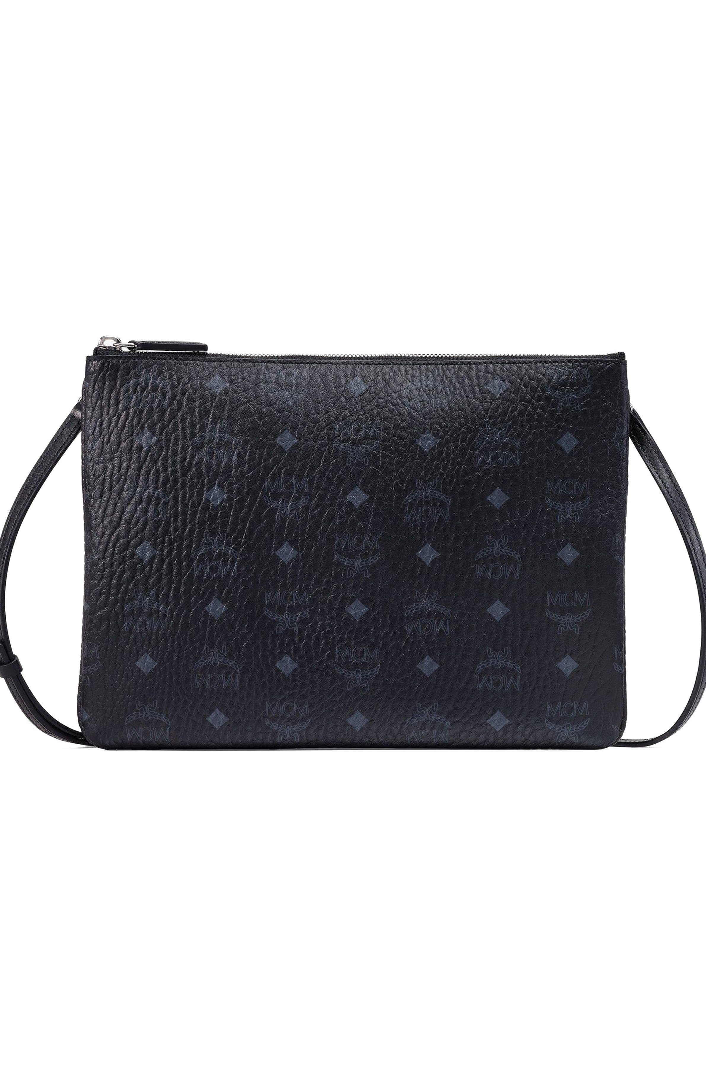MCM Crossbody Pouch in Visetos Original, Alternate, color, 