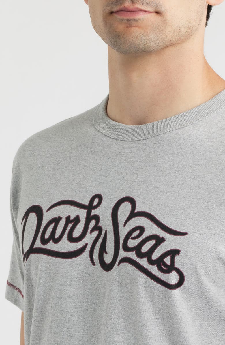 DARK SEAS Symmetry Blind Stitch Graphic T-Shirt, Alternate, color, Heather Grey