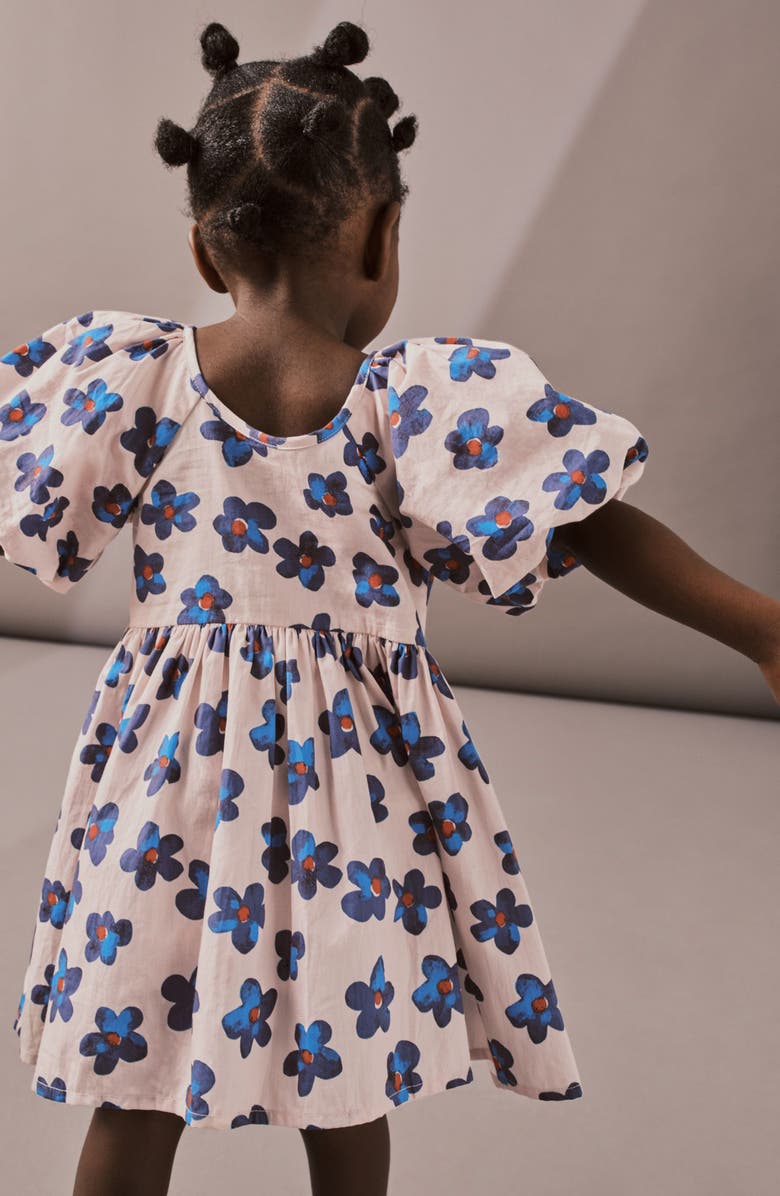 NEXT Kids' Bold Floral Cotton Dress, Alternate, color, 