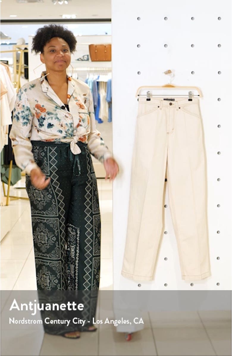 Parallel Straight Leg Jeans, sales video thumbnail