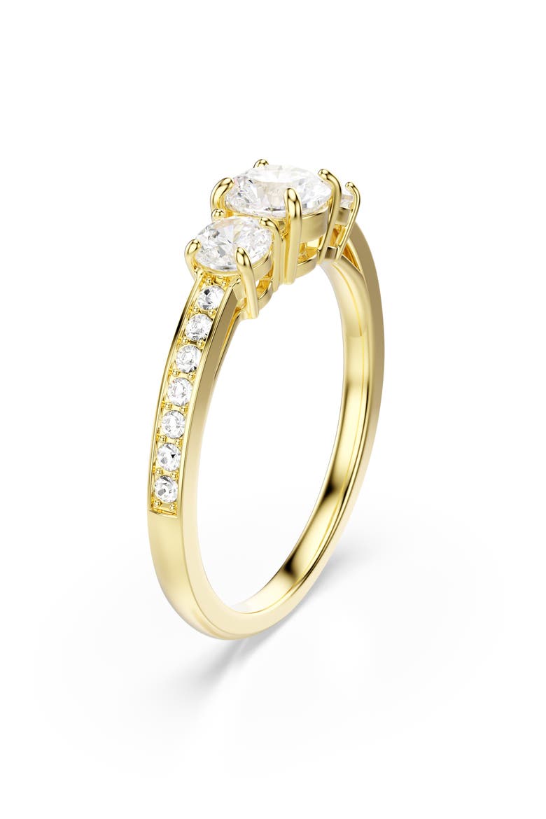 Stilla Crystal Ring, Alternate, color, GOLD/ WHITE